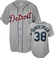 Detroit Tigers 38 Bonderman grey Jerseys