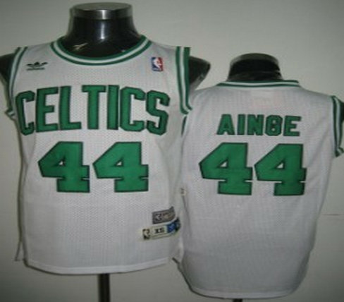 Boston Cealtics #44 Ainge White Throwback Swingman Jersey