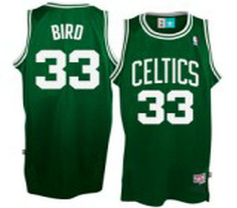 Larry Bird #33 Boston Celtics White Swingman Basketball Jersey
