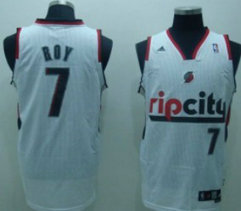 Portland Trail Blazers RIP CITY #7 Brandon Roy White Swingman Jersey