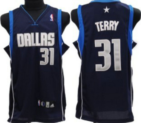 Dallas Mavericks #31 Terry Blue Jersey