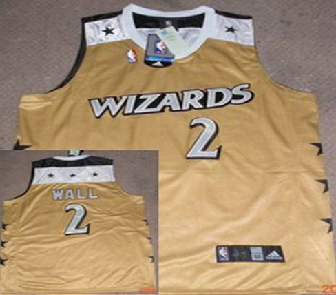 Washington Wizards #2 Wall Yellow Jersey