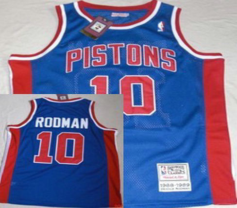 Philadelphia Sixers #10 Rodman Blue Throwback Swingman Jersey Philadelphia Sixers #10 Rodman Blue Throwback Swingman Jersey