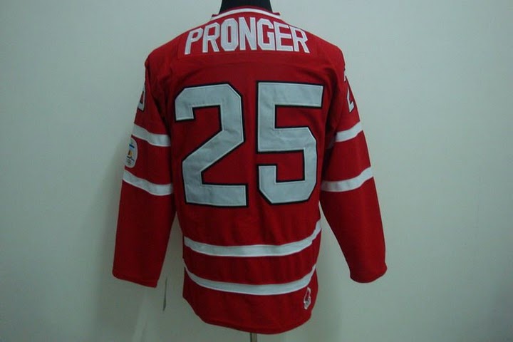 NHL Jerseys CANADA TEAM 25# PRONGER RED 2010 Olympic