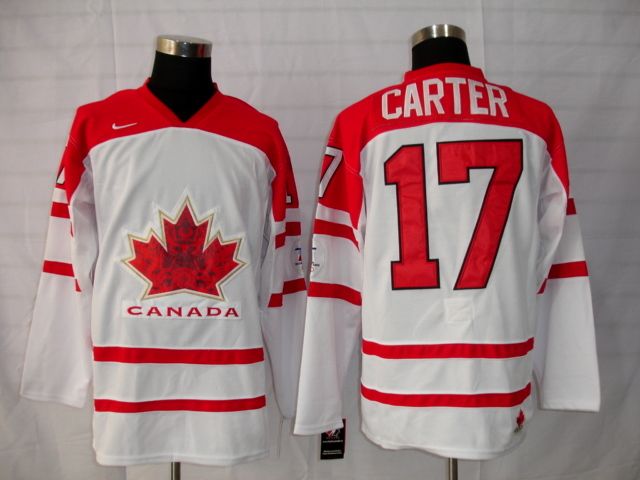 NHL JERSEYS 17#CARTER Team Canada white 2010 OLYMPIC