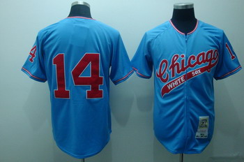 Chicago White Sox 14 Bill Melton Blue Jerseys Throwback