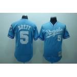 mlb city royals#5 brett blue