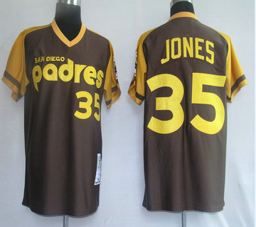 San Diego Padres 35# Jones Coffee M&N Jerseys