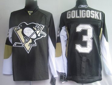 Pittsburgh Penguins 3# Goligoski black Jerseys
