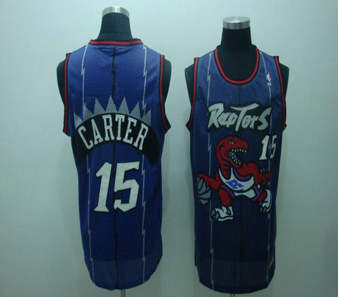 Toronto Raptors 15 CARTER blue SWINGMAN jerseys