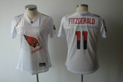 2011 Women Fem Fan Arizona Cardinals Larry Fitzgerald 11 White Jerseys 2011 Women Fem Fan Arizona Cardinals Larry Fitzgerald 11 White Jerseys