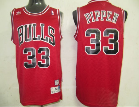 Chicago Bulls 33 Pippen red Jerseys(SWINGMAN)