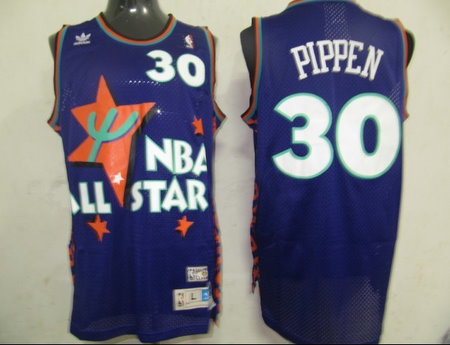 Chicago Bulls 30 Pippen blue Jerseys(2010 ALL STAR)
