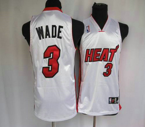 Basketball Kids jerseys Miami Heat 3 Wade white Basketball Kids jerseys Miami Heat 3 Wade white