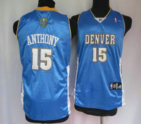 Basketball Kids jerseys Denver Nuggets 15 Anthony baby blue