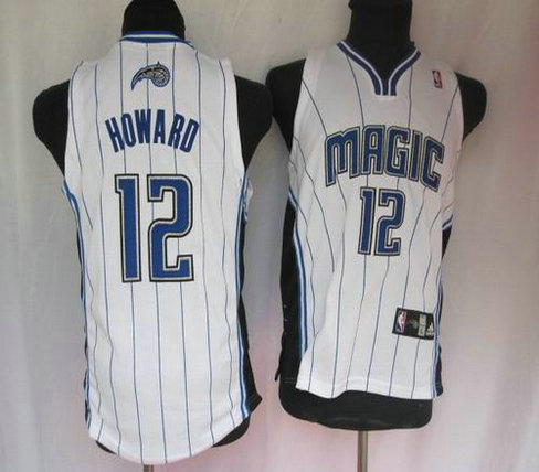 Basketball Kids jerseys Orlando Magic 12 Howard white strip Basketball Kids jerseys Orlando Magic 12 Howard white strip