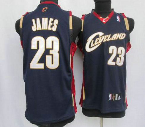 Basketball Kids jerseys Cleveland Cavaliers 23 James dark blue