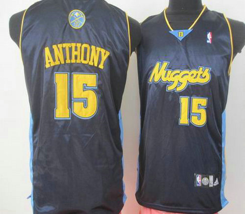 Basketball Kids jerseys Denver Nuggets 15 Anthony black