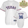 Texas Rangers 36 Wilson White 2011 World Series Fall Classic MLB Jerseys