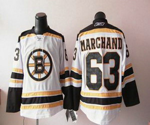 nhl jerseys boston bruins #63 marchand white