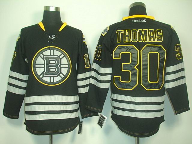 NHL Jerseys Boston Bruins 30# thomas black
