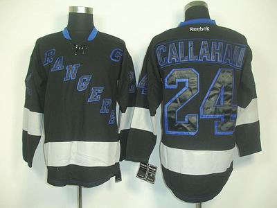 New York Rangers 24 Ryan Callahan black ice JERSEYS