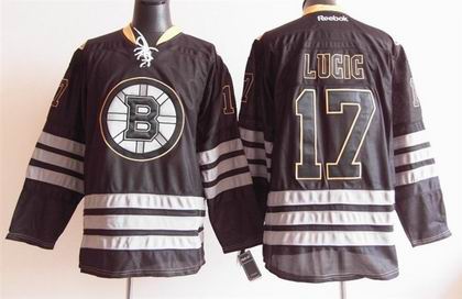 Boston Bruins 17 Lucic black ice jersey