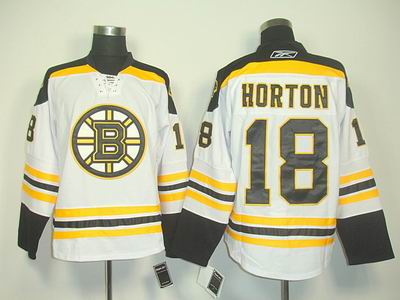 Boston Bruins 18 Nathan Horton Black 2011 Champions Cup Patch Jersey