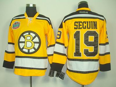 Boston Bruins 19 Seguin yellow Winter Classic Premier Jersey