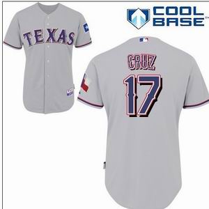 Texas Rangers 17 cruz grey Cool Base