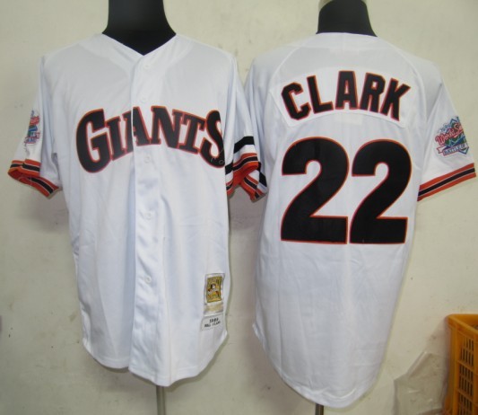 San Francisco Giants 22 Clark White MN
