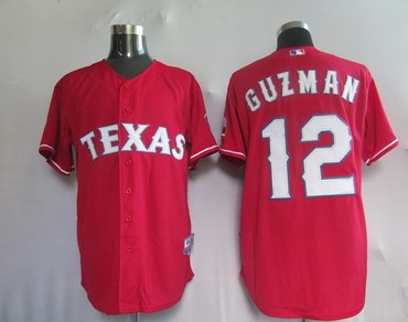Texas Rangers 12# GUZMAN RED