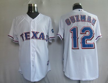 Texas Rangers 12# GUZMAN WHITE