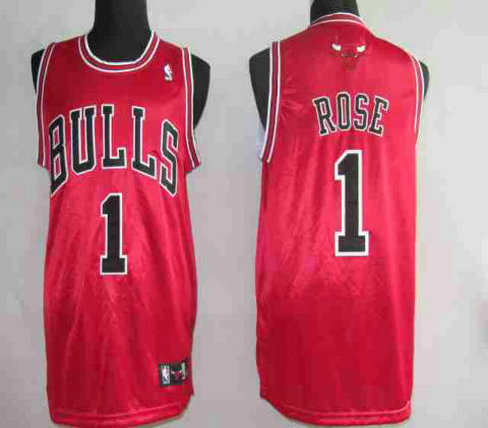 NBA Jerseys Chicago Bulls 1# Rose red