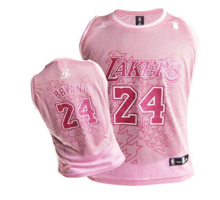 Women Jerseys Los Angeles Lakers 24 Kobe Bryant pink Women Jerseys Los Angeles Lakers 24 Kobe Bryant pink