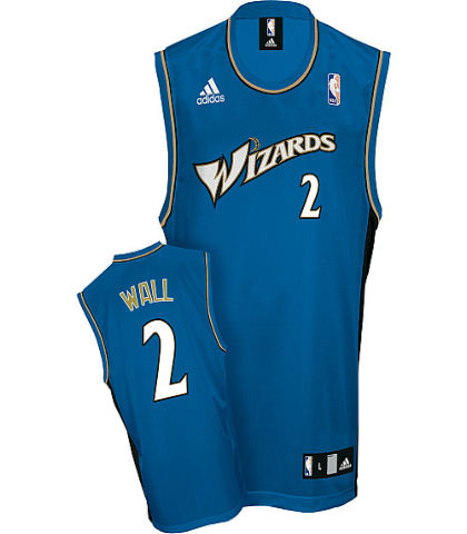 Washington Wizards 2 John Wall Replica Road Jerseys