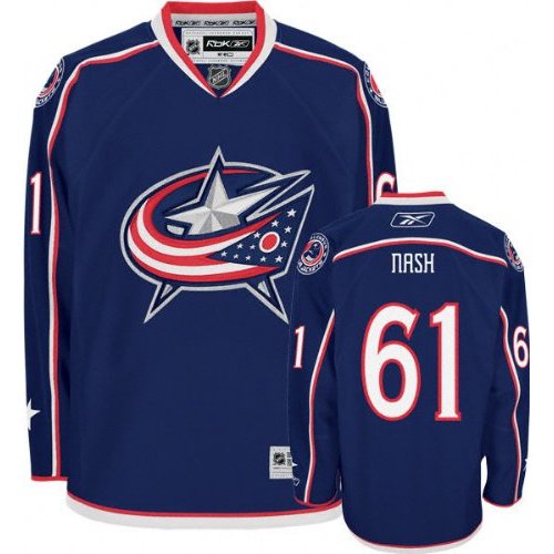 Blue Jackets Rick Nash 61 Columbus Navy Premier NHLPA Jersey Blue Jackets Rick Nash 61 Columbus Navy Premier NHLPA Jersey