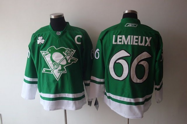 NHL Jerseys Pittsburgh Penguins color green
