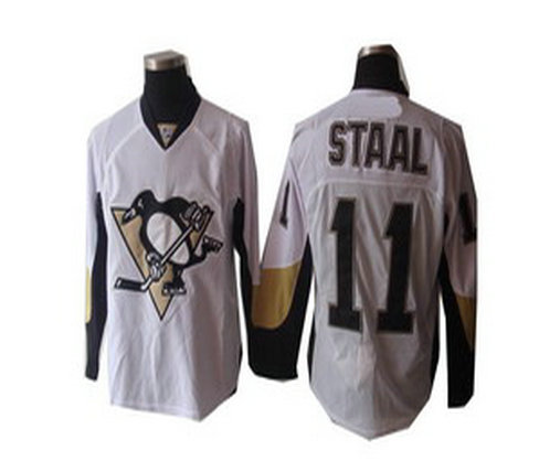 Pittsburgh Penguins 11 J Staal White jerseys
