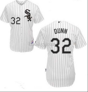 Chicago White Sox Jersey 32 DUNN White Jersey