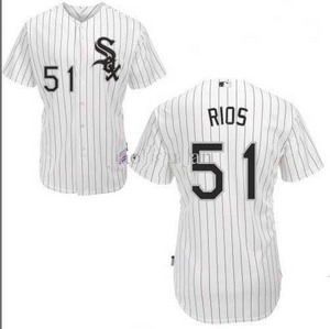 Chicago White Sox Jersey 51 RIOS White Jersey