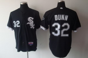 Chicago White Sox 32 Adam Dunn Black Jersey