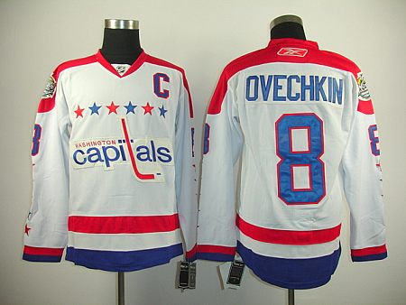 NHL Jerseys Washington Capitals #8 alex Ovechkin white[2011 winter Classic]