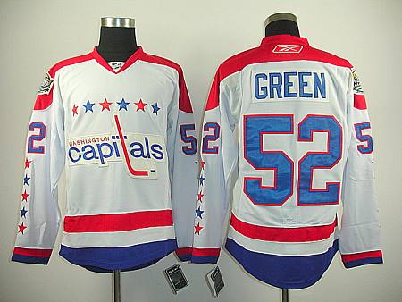 NHL Jerseys Washington Capitals #52 Green white[2011 winter Classic]