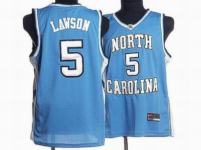 North Carolina #5 Ty Lawson Embroidered College Jerseys blue North Carolina #5 Ty Lawson Embroidered College Jerseys blue