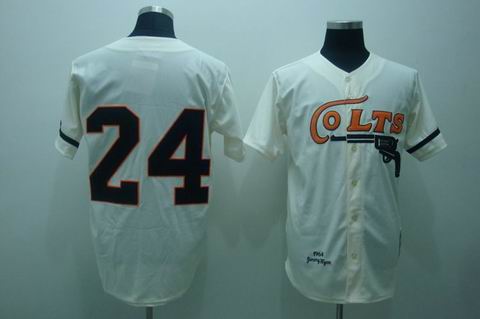 mlb colts #24 wynn m&n cream mlb colts #24 wynn m&n cream