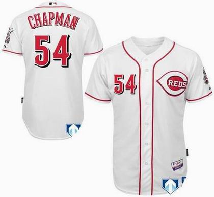 Cincinnati Reds 54 Aroldis Chapman Home Jersey white