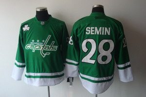 Washington Capitals 2011 St Pattys Day 28 semin Green Jersey