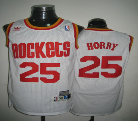 Houston Rockets 25 Robert Horry Soul Swingman WHITE Jersey