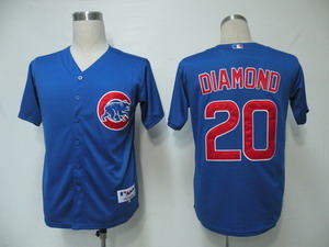 Chicago Cubs 20 Diamond Blue Jerseys